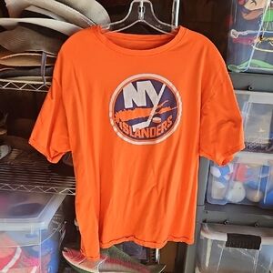 🌟3/$25🌟 Orange NY Islanders T-Shirt Mens X Large